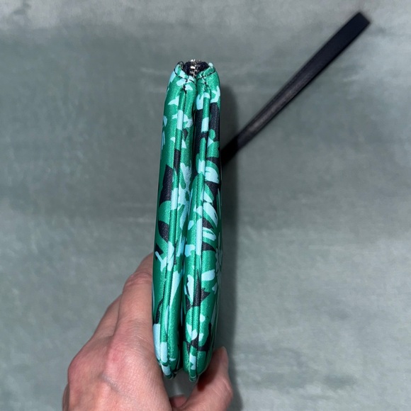 kate spade Blue and Green Floral Wristlet
